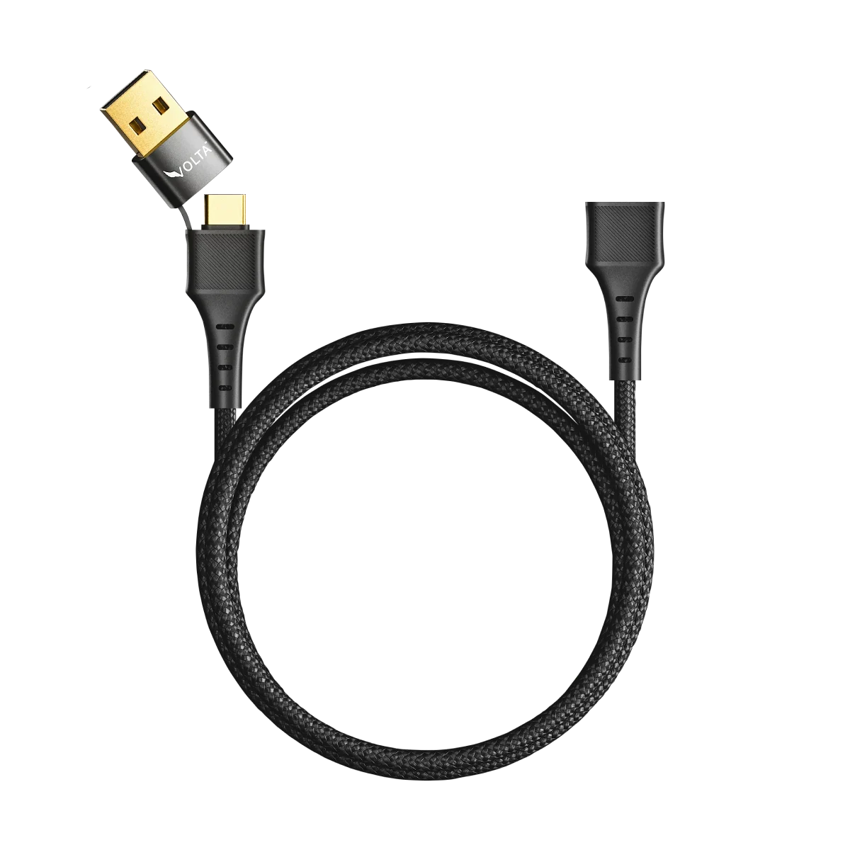 Volta USB-C & A Extension Cable